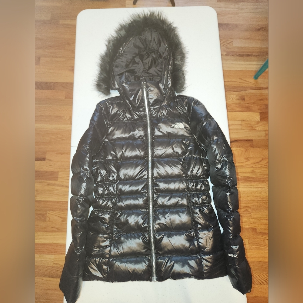 NWOT North Face Gotham Parka II Down Coat Hooded Women’s SZ SM